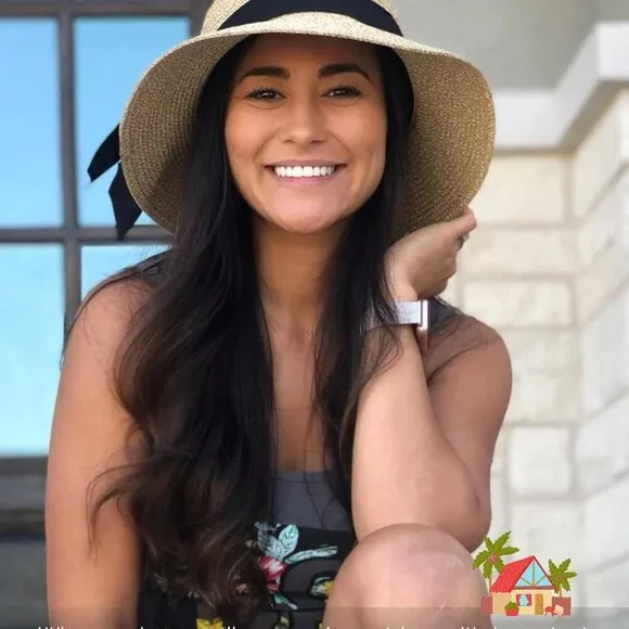 Womens Beach Sun Straw Hat UV UPF 80+ Travel Foldable Brim Summer UV Hat